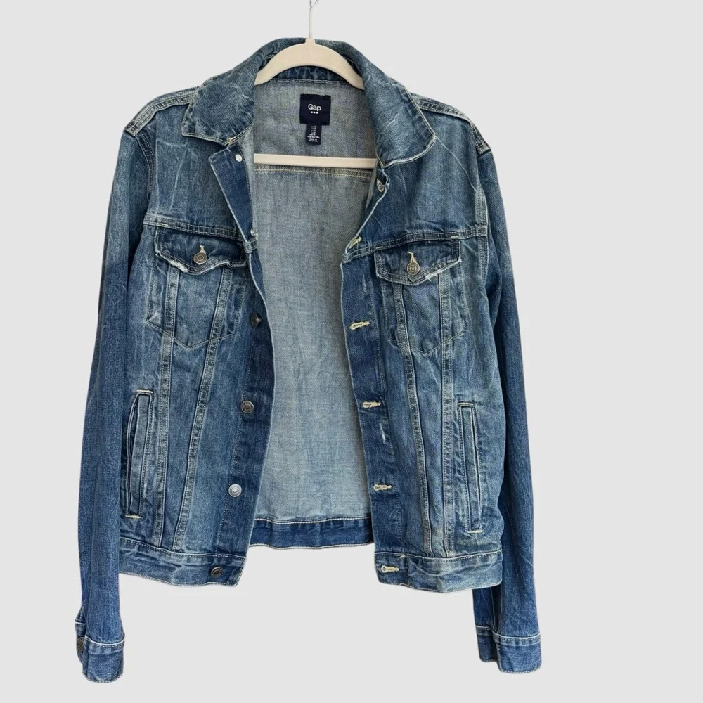 GAP 1969 Icon Blue Denim Classic Jean Jacket - Picture 2 of 11